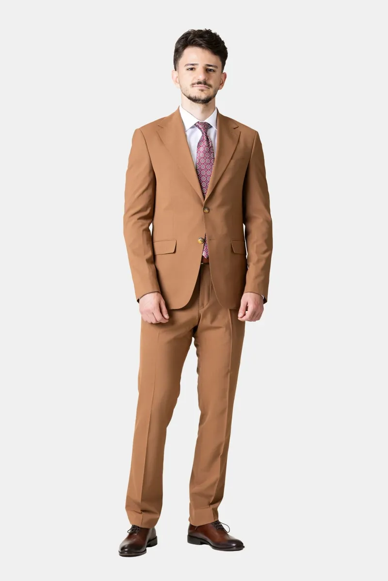Costum Maro Deschis din Lână 46