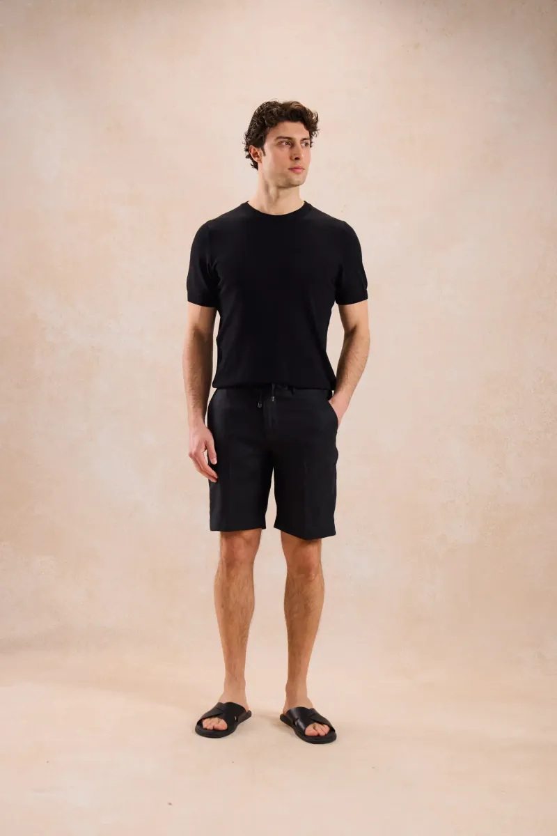 Tricou Negru din Bumbac L - imagine 2
