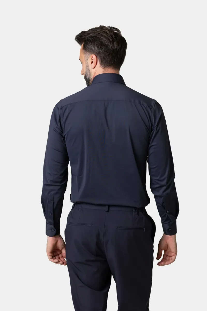 Cămașa Business Bleumarin XXL - imagine 5