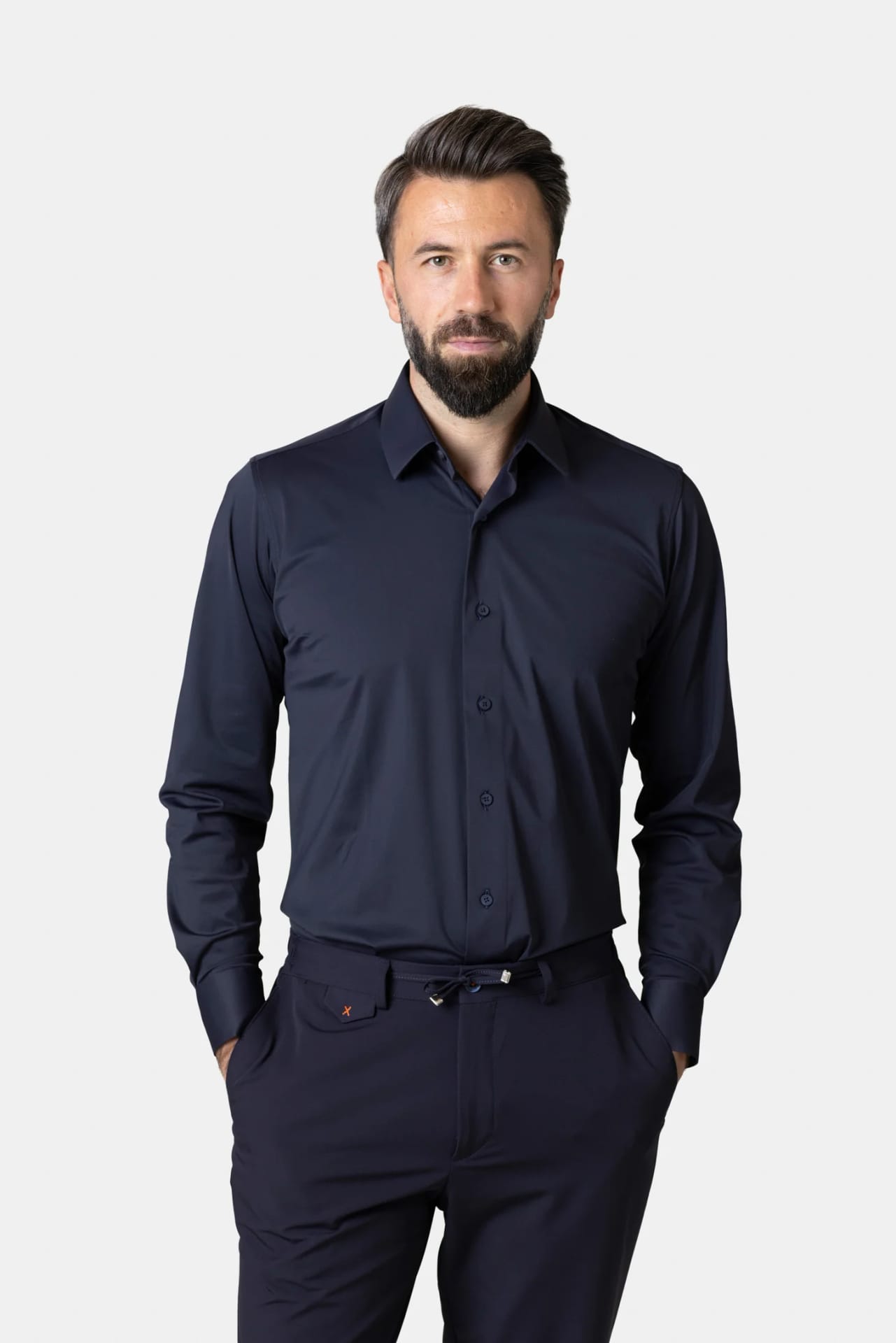 Cămașa Business Bleumarin XXL