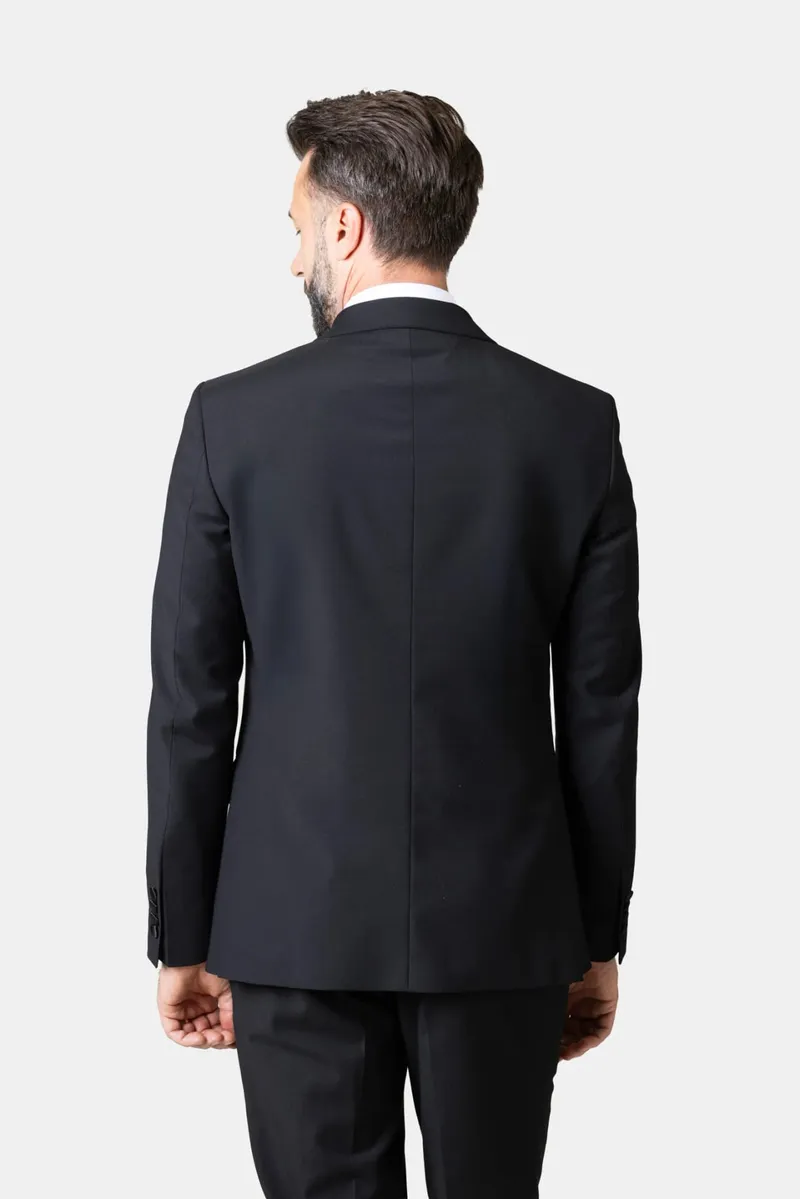 Costumul de Ceremonie Negru din Lână 54 - imagine 5